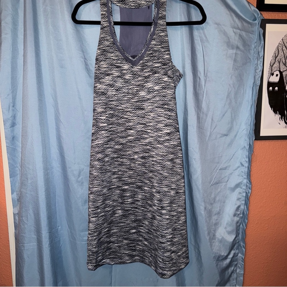 MPG Black and White Patterned Tank Top